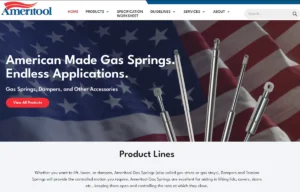 Ameritool Manufacturing Web Site screen capture