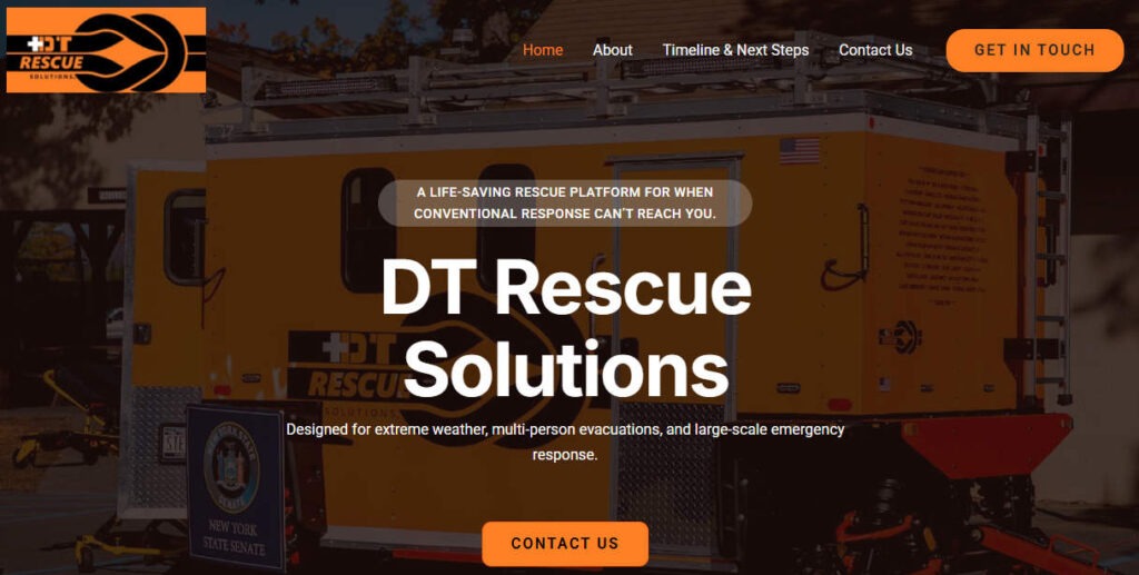 DT Rescue Solutions Website Image